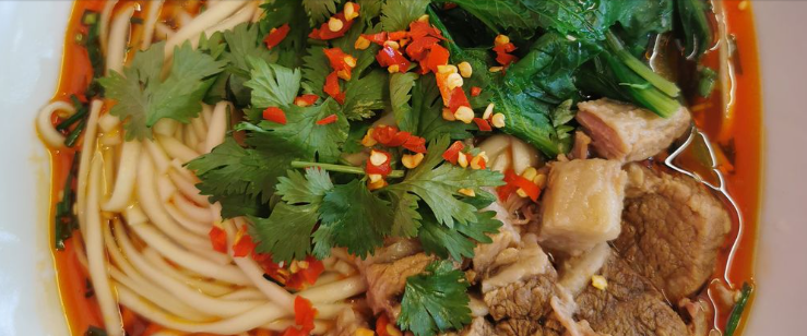 Noodle Soup with Beef (or Veggie)